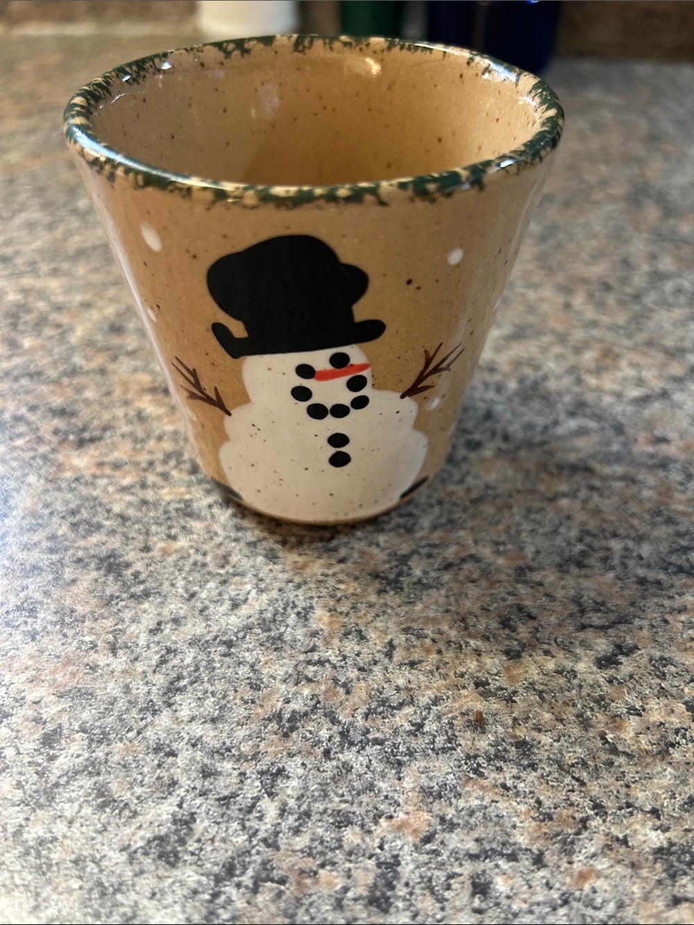 Three Rivers Pottery 1999 3x3 Small Crock EUC